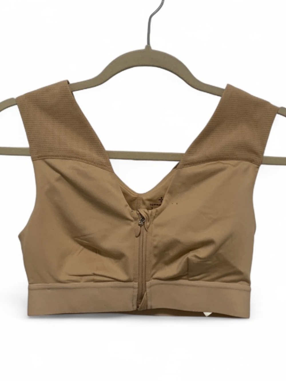 Tommie Copper Shoulder Support Cream Zip Up Bra